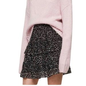 All Saints Floral tiered skirt size 2